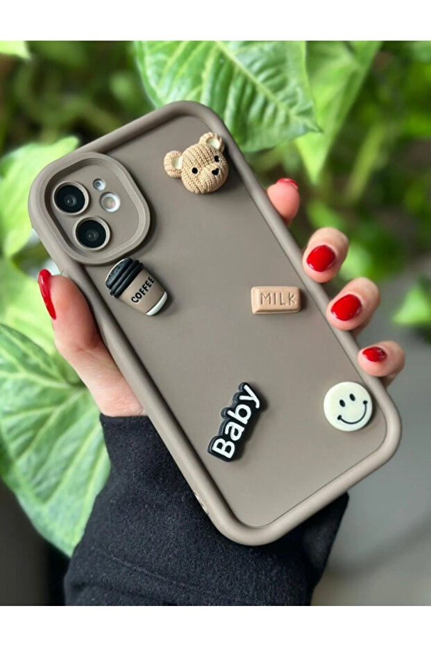 iPhone 12 Compatible Special Design 3D Toy Design Flexible Silicone Case