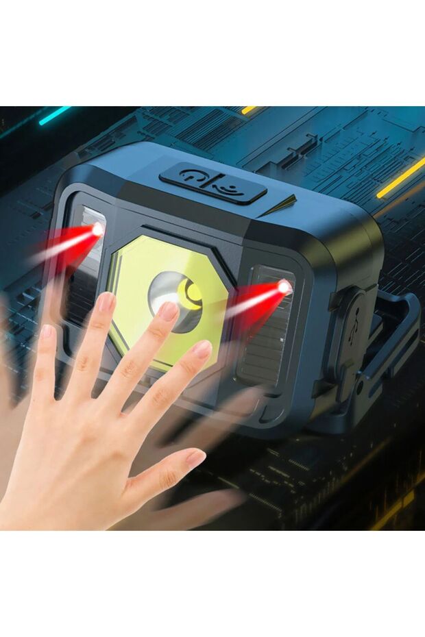 Pratik Sensörlü Sinyalli Kafa Lambası Wt-024 - 3