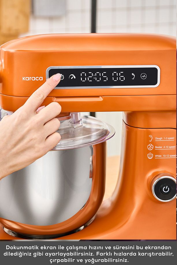 Pro Artisan Zaman Ayarlı Tartılı Mutfak Şefi Sunburnt Glow 1600W 5 Litre - 7