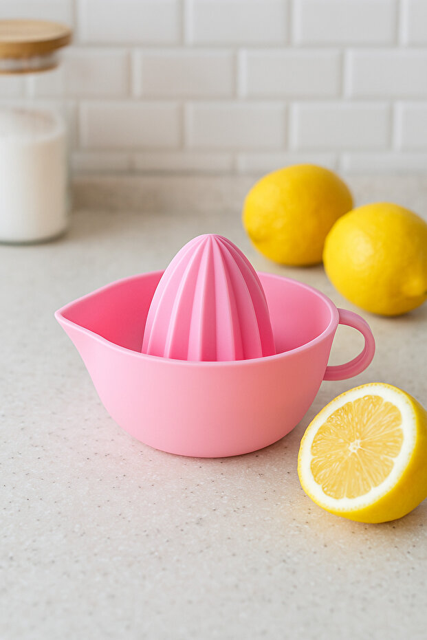 Pink Silicone Lemon Squeezer - 1