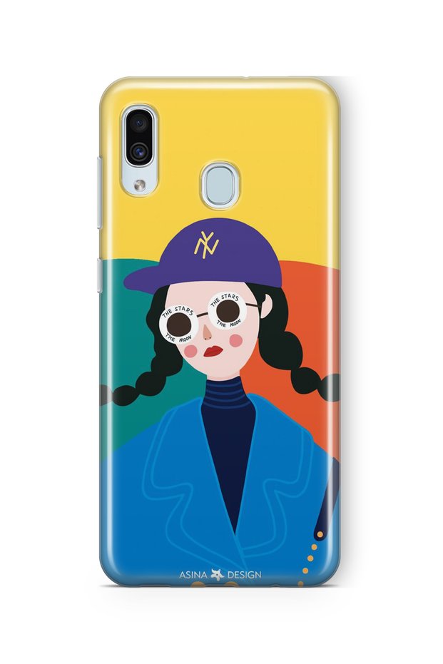 حافظة شفافة مطبوعة بتصميم ناقلات متوافقة مع هاتف Samsung Galaxy A20 / A30