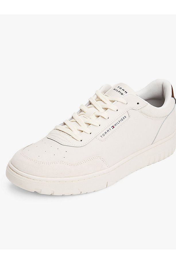 Deri Logolu Erkek Bej Sneaker - 6