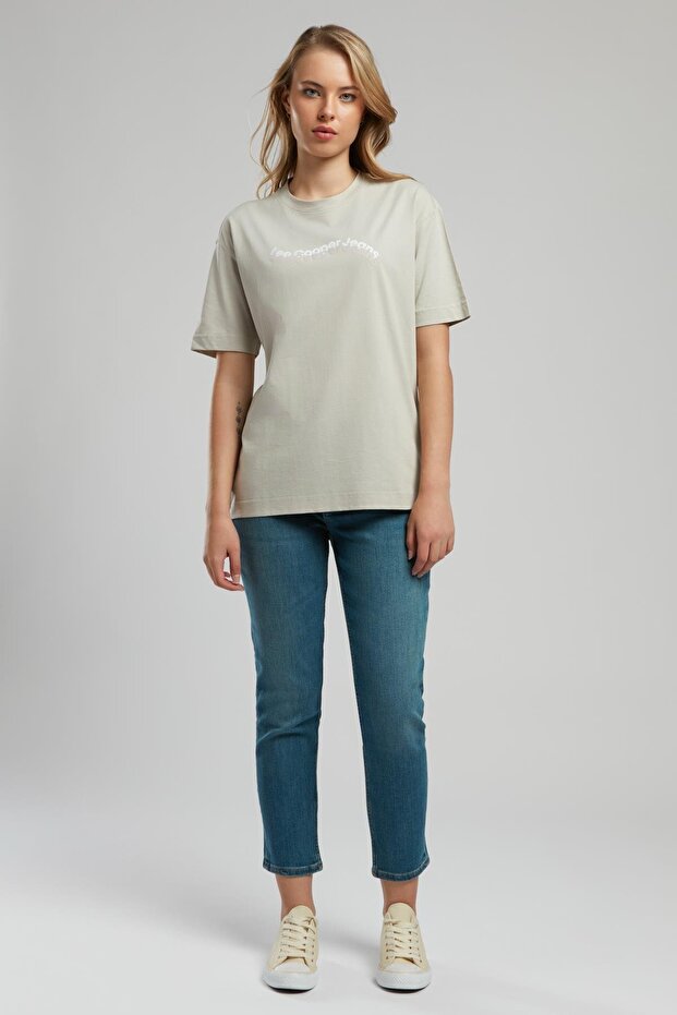 Funny Women's Jean Pants Copper Blue Mid