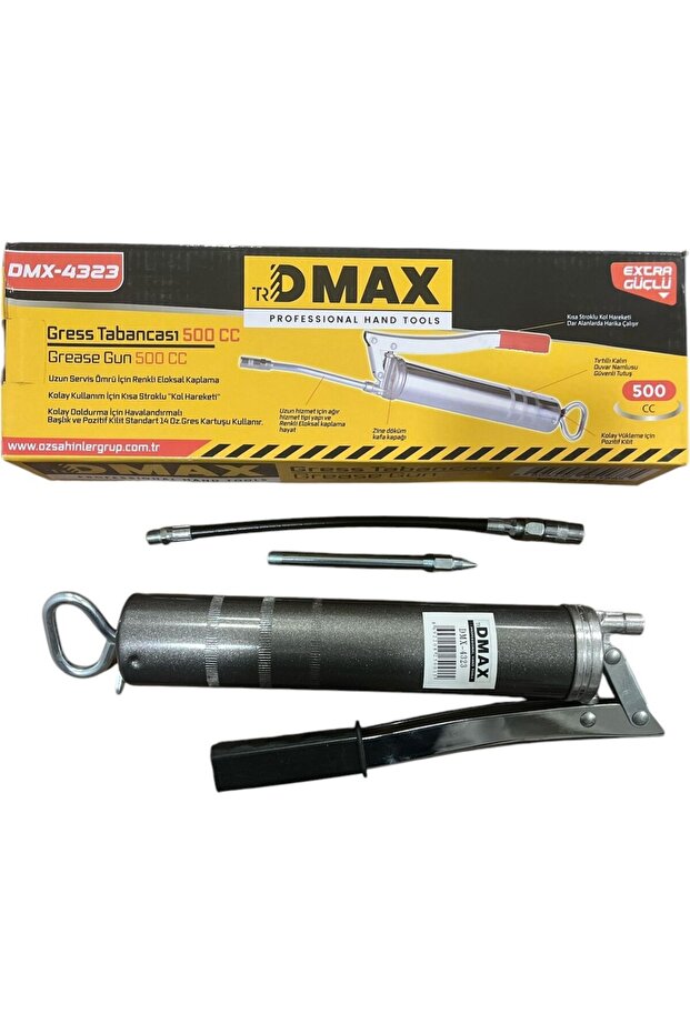 500 Cc Yüksek Kalite Endüstriyel Gres Yağ Pompası - Gres Tabancası - 1