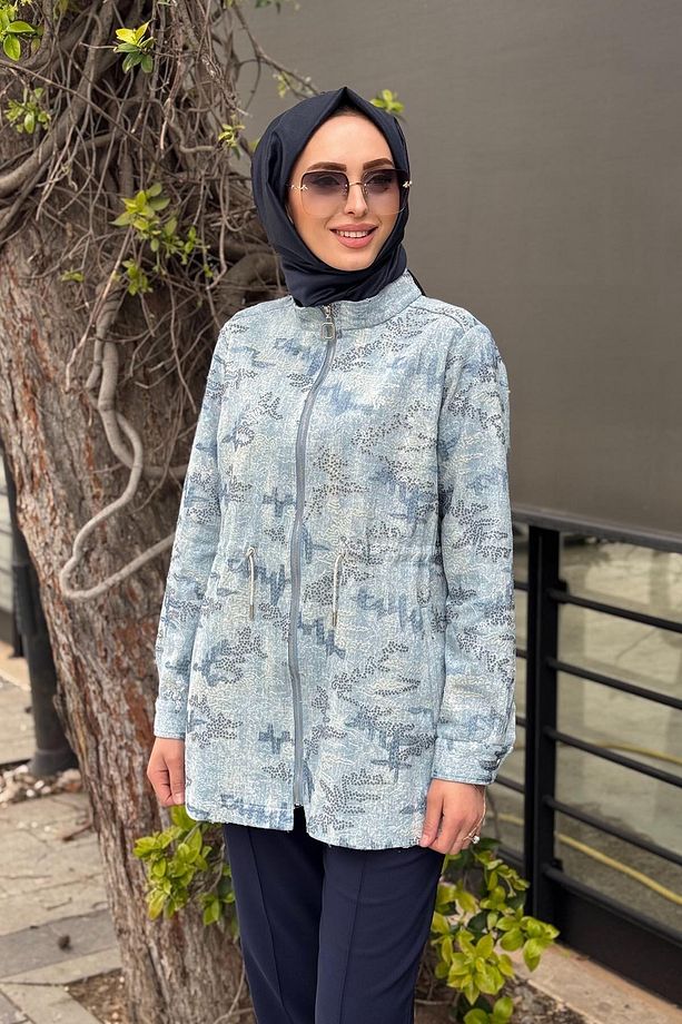 Pul Payet İşlemeli Belden Büzgülü Kap - 2