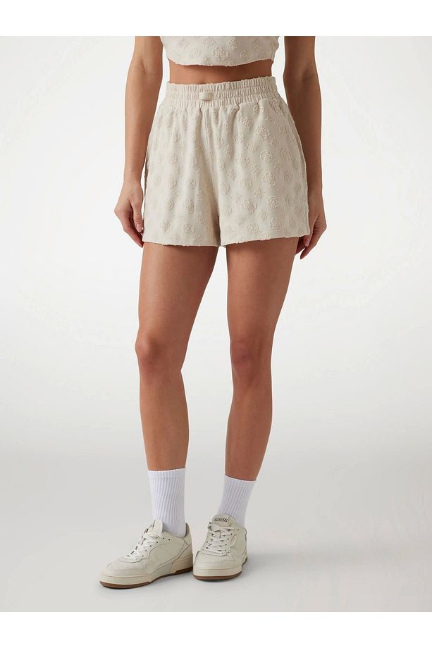 Peony Jacquard Short Kadın Ekru Şort V5gd16kct02-f27g - 2