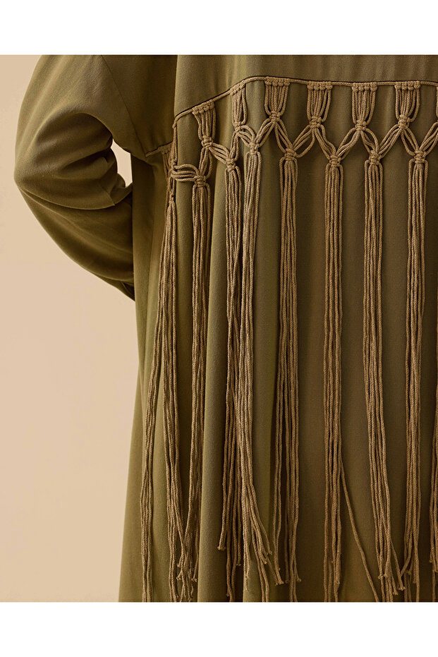 Düğmeli Uzun Kol Tunik - 6