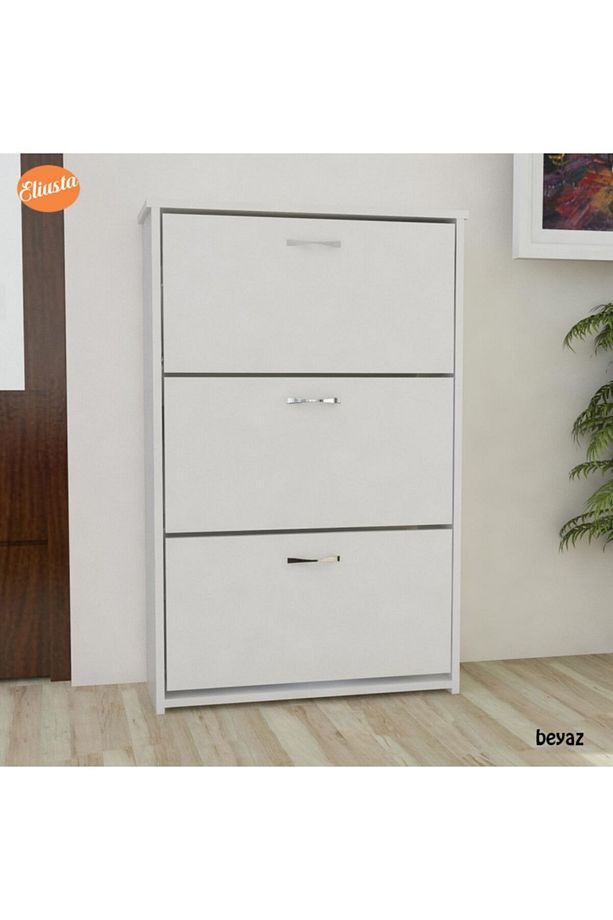 Duser Kapaklı Ayakkabılık Dolabı 3 Kapaklı Ayakkabı Dolabı - 3