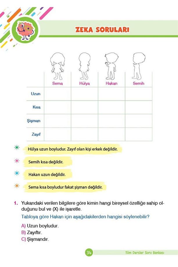 2. Sınıf Tüm Dersler Soru Bankası (YENİ NESİL) - 3