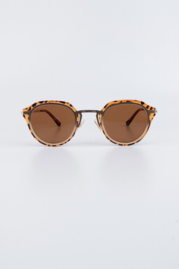 Unisex Brown Uv 400 Protected Unisex Sunglasses 23Lv5004R07