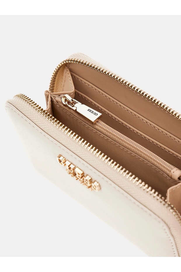 LAUREL SLG MEDIUM ZIP AROUND Kadın Ekru Cüzdan SWVC8500140-BON - 3