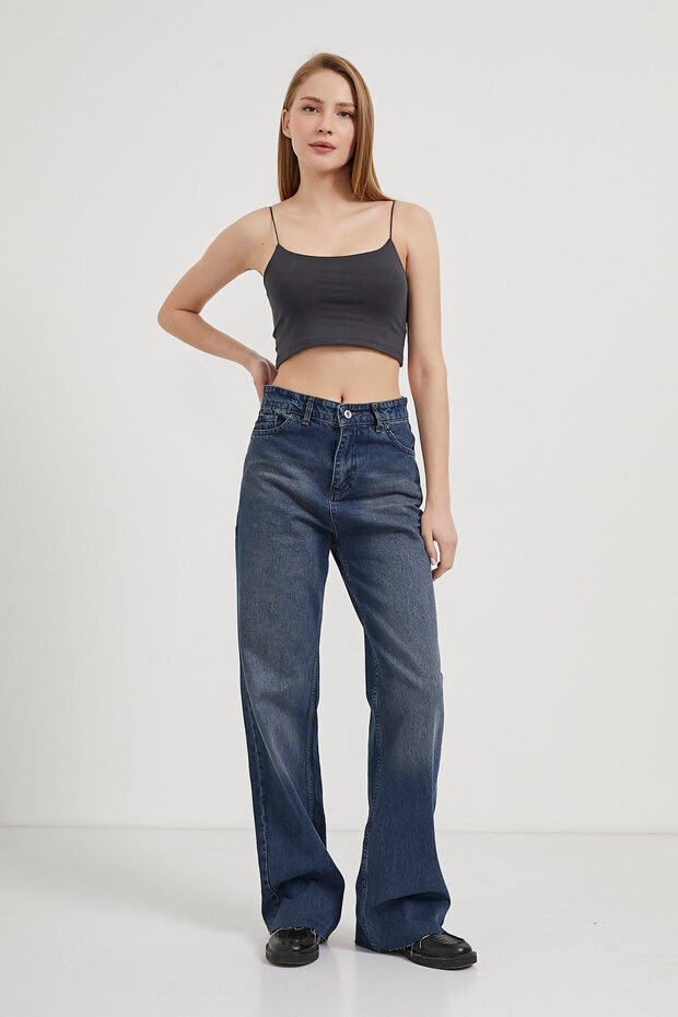 İp Askılı Crop Atlet - 2