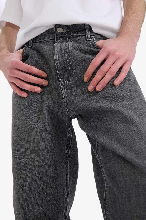 %100 Pamuk 90's Slim Fit Dar Kalıp Yüksek Bel Dar Paça Jean Pantolon D9332ax25sp - 8