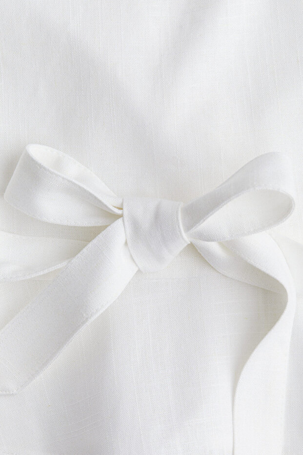 Keten Karışımlı Bluz - 5