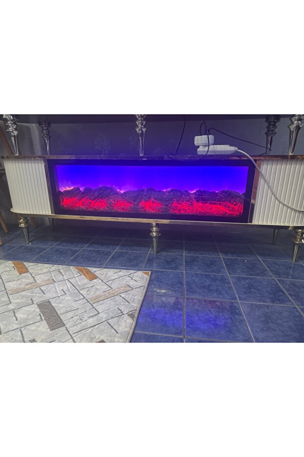 TV ünitesi şömineli - 1