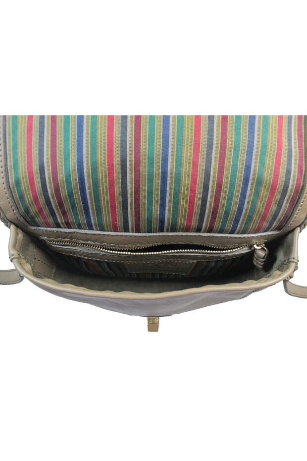 Handmade Deri Postacı Çanta (Mol) - 6