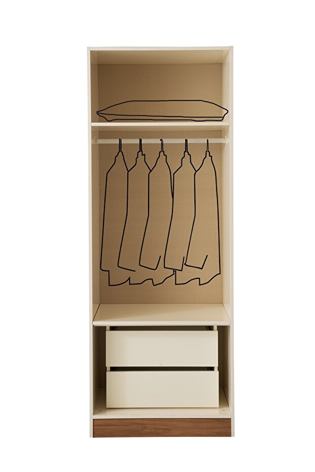 ANTİK MDF 3 KAPILI DOLAP - 5