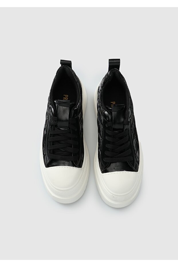 Siyah Kadın Sneaker - 5