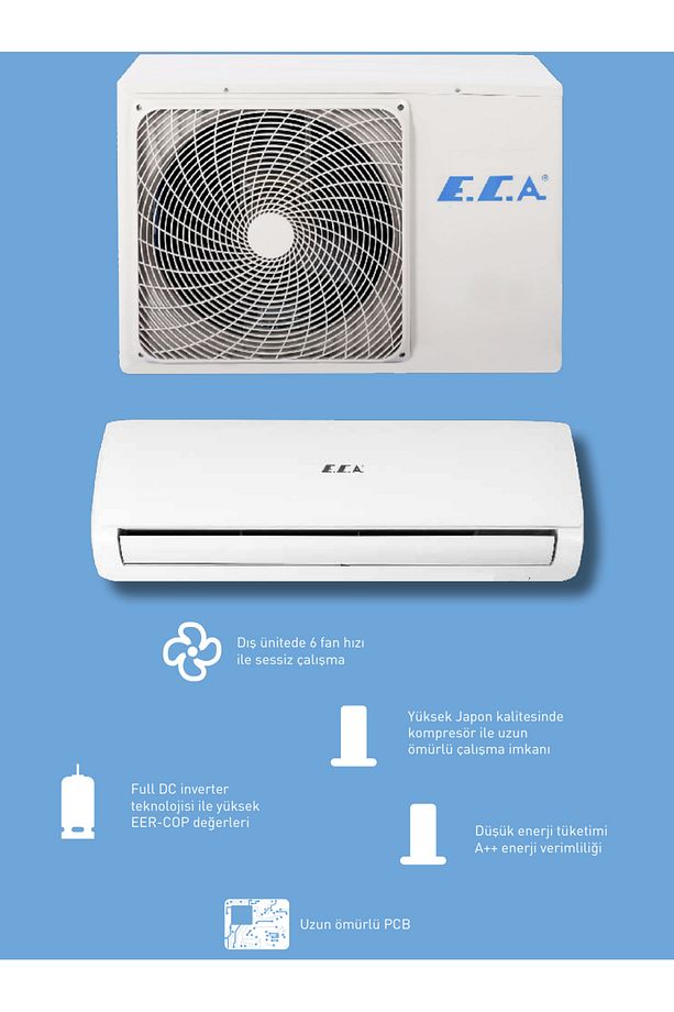 Spylos Pro Esa 1512a100 A 12000 Btu Inverter Duvar Tipi Klima (MONTAJ DAHİL) - 1
