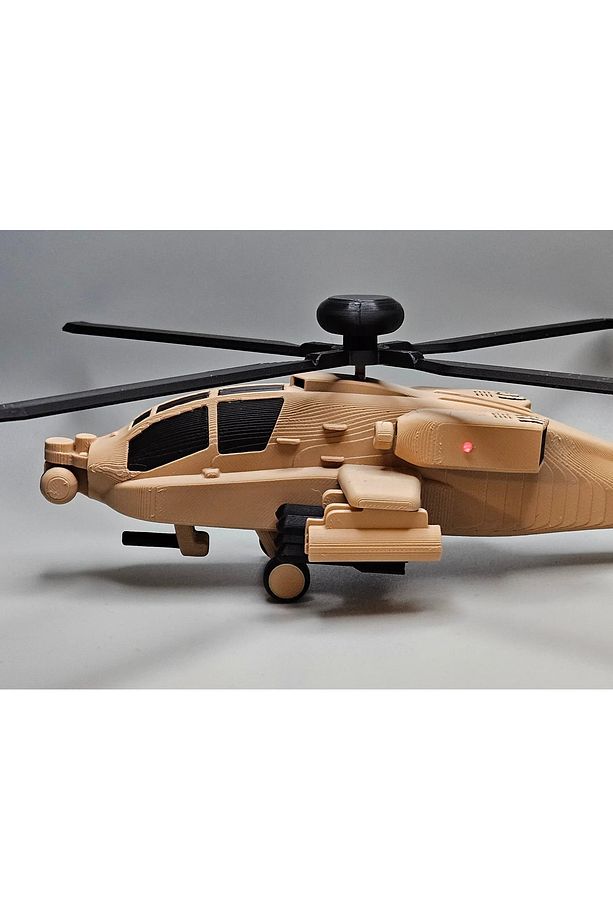 AH-64 Apache Helikopter Maketi Modeli Kiti - 4