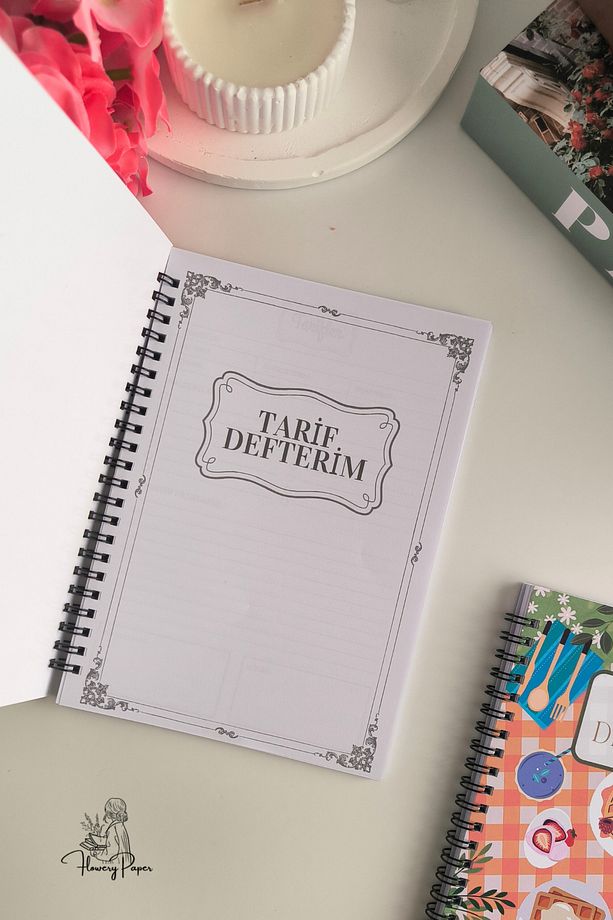 Tarif defteri Klasik kapak , 50 yaprak/100 sayfa, Konsept defter, Notepad - 2