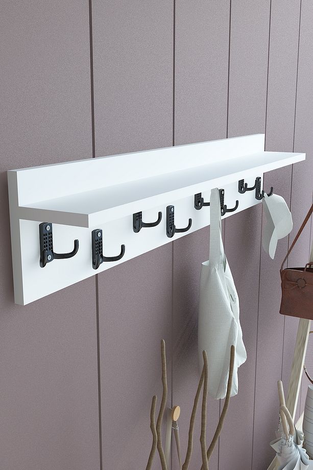 Portmanto Duvar Askılığı Elbise Askılığı ASKI-014-1-1 - 80 cm - 3