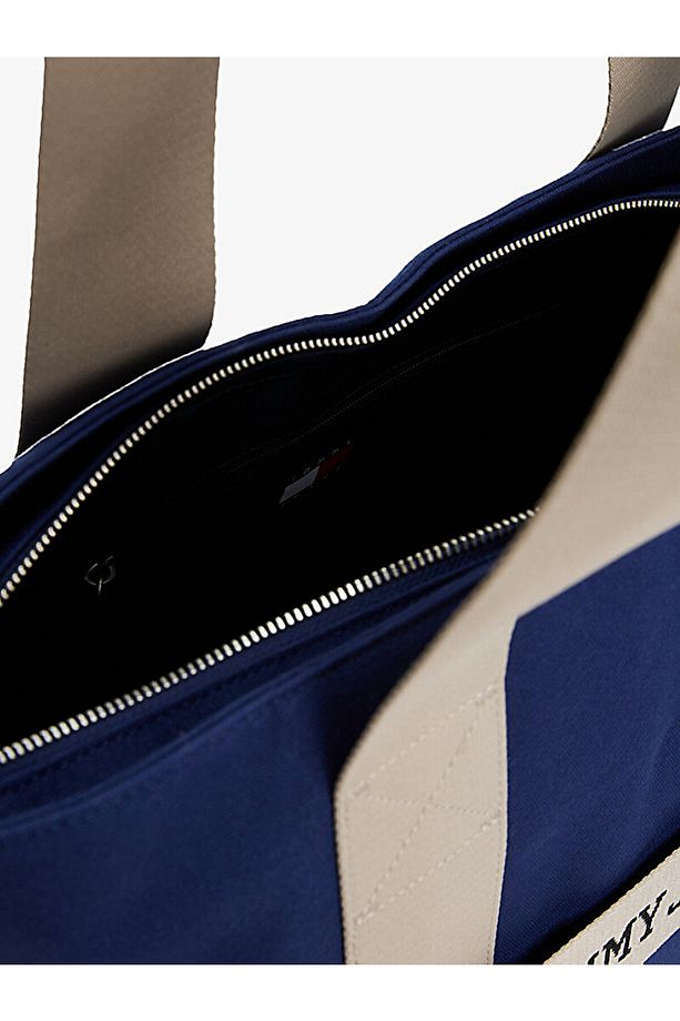 Retro Bi-Colour Tote Bag - 4