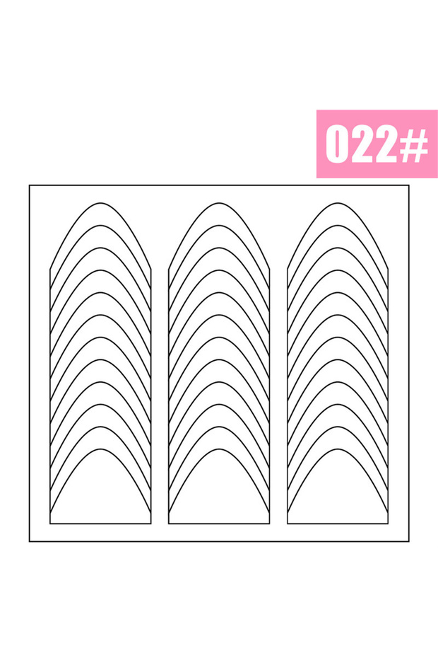 1pcs 1PCS White French Manicure Strip Nails Sticker Stencil Guide French Nail Art Decals Fo