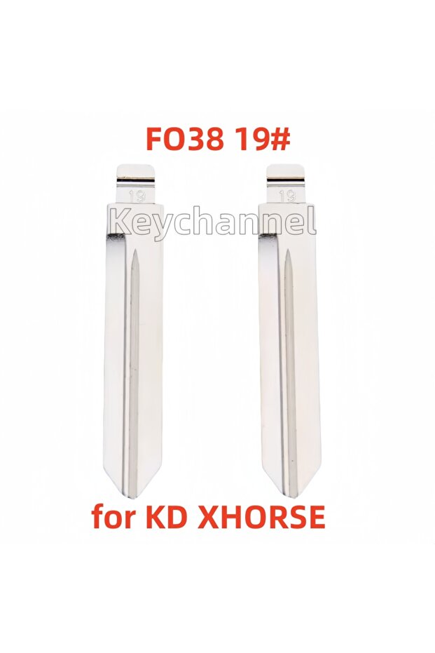 10pcs fo38 10pcs/lot Car Flip Key Blade FO38 KD Key Blank 19# for Ford Exploer Edge Mustang Taurus F