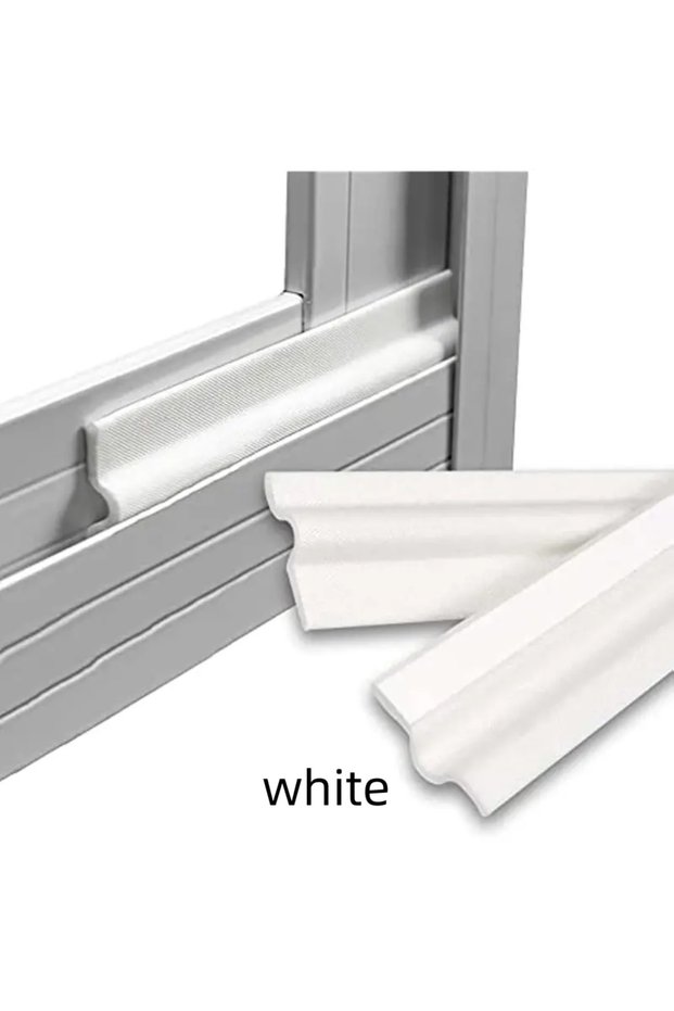5M white U type Door Windows Seal Strip Self Adhesive Waterproof Dustproof Sealing Tape Insect Noise