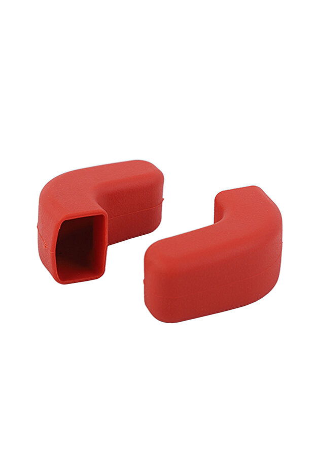 Red Car Front Bumper Tow Trailer Towing Bars Hook Protective Cover for Jeep Wrangler JK JL Gladiator