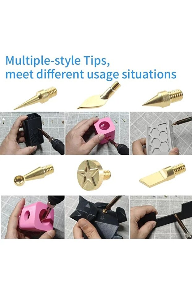 Prusa i3 MK3S+3D Printer Part Tool Kit Model Cleaning Scarper Modify Finishing: 8pcs Soldering Ir... - 8