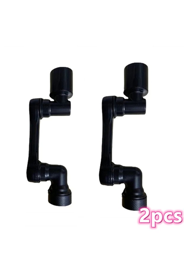 Dual Mode 1080 Universal Faucet Rotation Extender Black Faucet Aerator Splash Filter Kitchen Tap Was