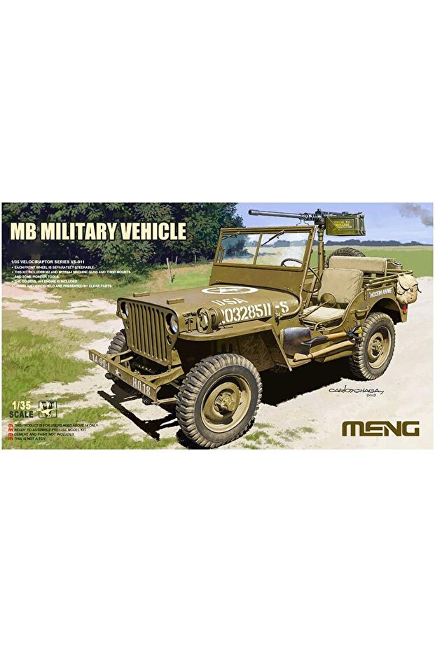 نموذج سيارة VELOCIRAPTOR من Meng Model VS-011 بمقياس 1/35، طقم نموذج تجميعي