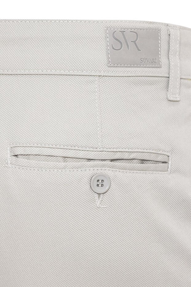 Slim Armürlü Pantolon - 3