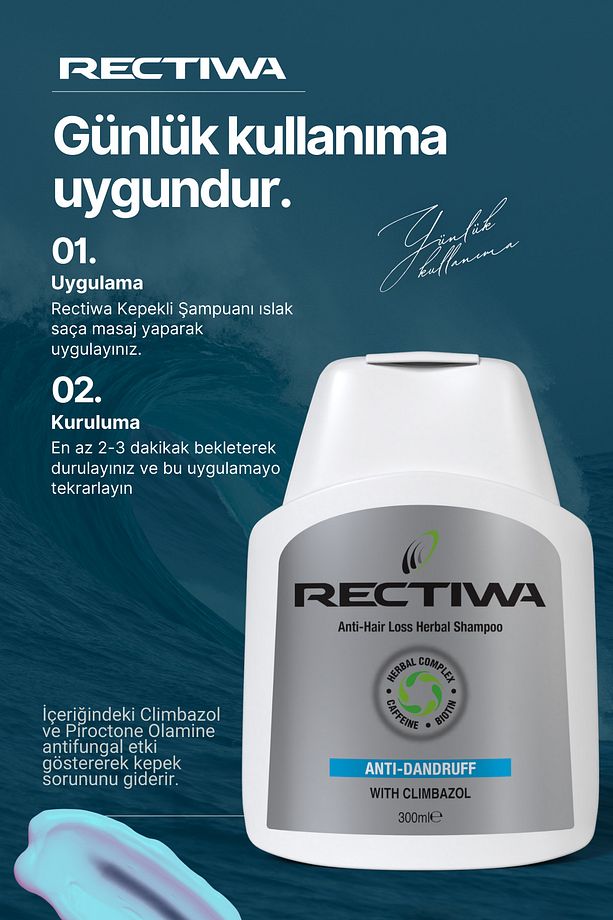 Kepekli Şampuan Seti 300ml*3 Adet - 3