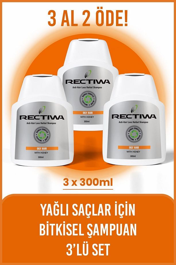 Yağlı Şampuan Seti -300 ml X 3 Adet - 1