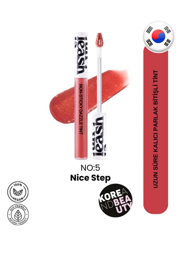 Non-sticky Dazzle Tint No:05 Nice Step 5.5g | Işıltı Ve Dolgunluk Veren Parlak Gloss Tint - 1