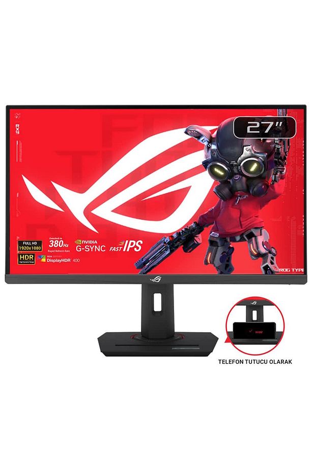 ROG Strix XG279CNS 27 inç 380Hz 0.3ms Full HD Adaptive Sync Fast IPS Pivot Gaming Monitör - 1
