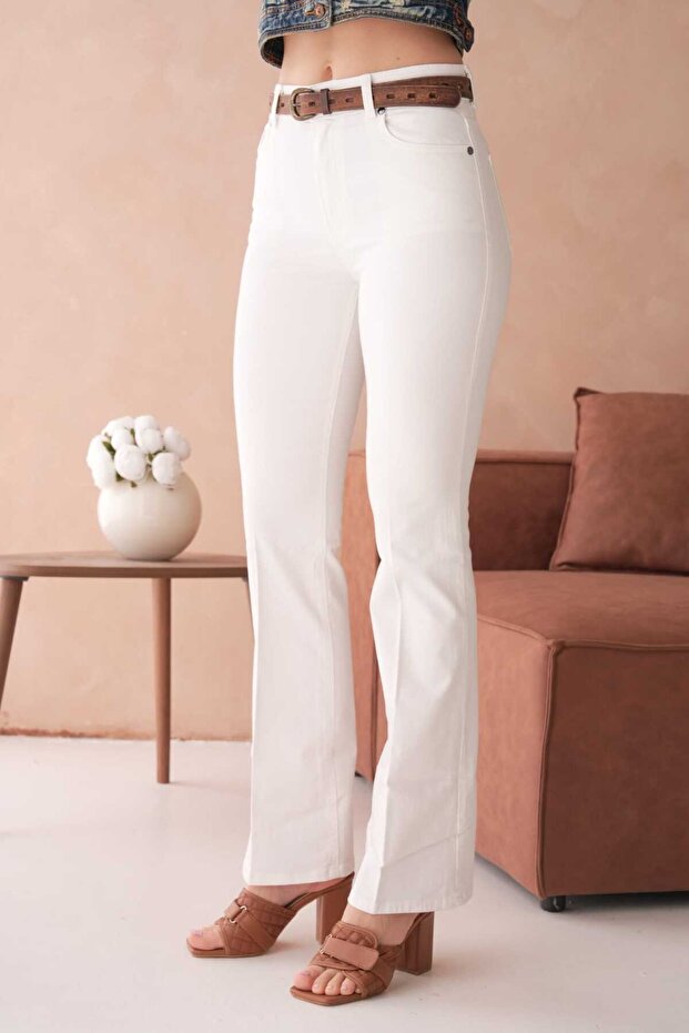 Cotton Half Spanish Leg Gabardine Women's Pants