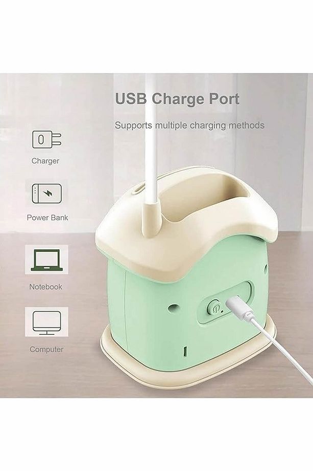 Sevimli Ledli Kumbara | Stickerlı Gece Lambası Led Lamba Baş Ucu Hediyelik - Usb Type-c Şarj - 3