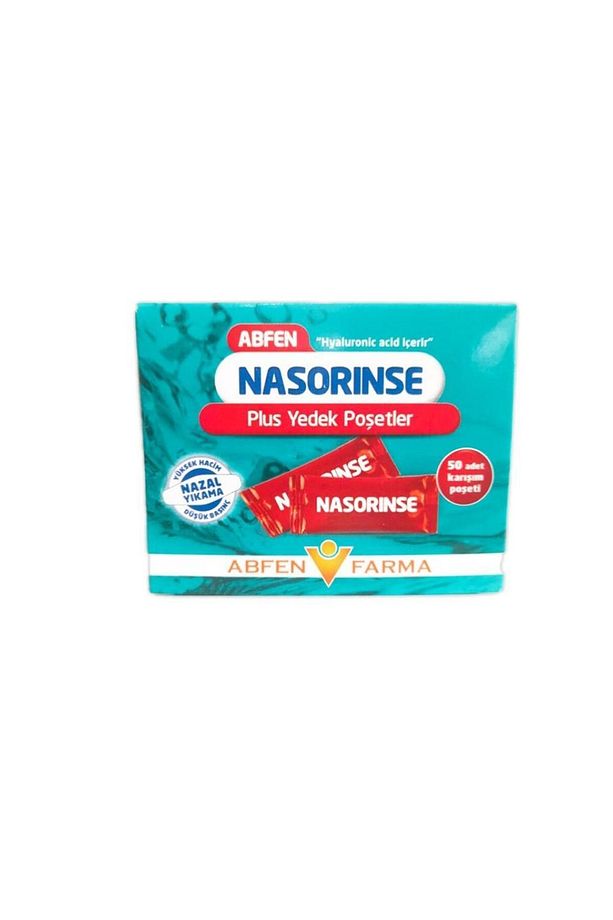 Abfen Nasorinse Plus Yedek Poşetler Yüksek Hacimli Nazal Yıkama 50’li - 1
