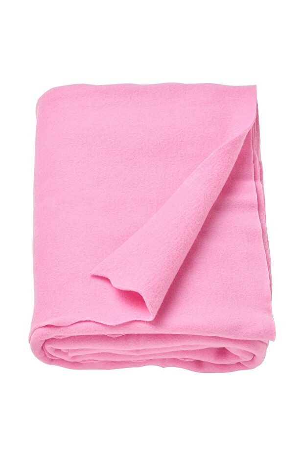 DAGGKÅPOR Throw, pink, 130 x 170 cm