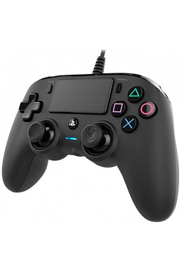 Nacon Compact Wired Controller for Playstation 4, Black