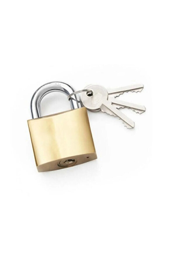قفل أصفر مقاس 38 مم - 2
