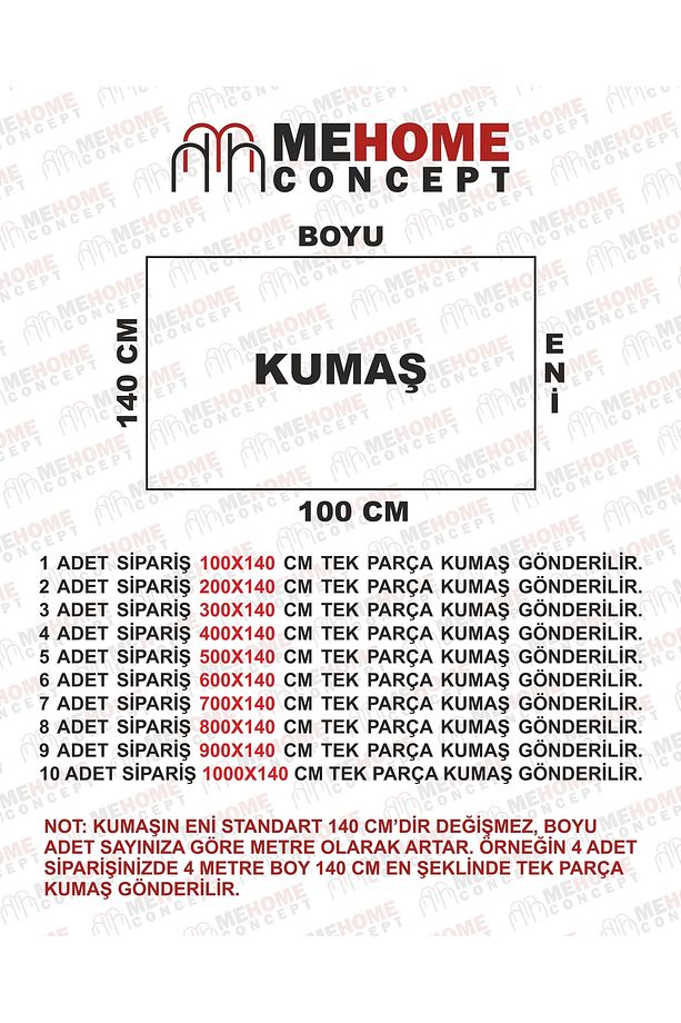 DESENLİ KUMAŞ KARE DESEN KUMAŞ MHH-1 - 3