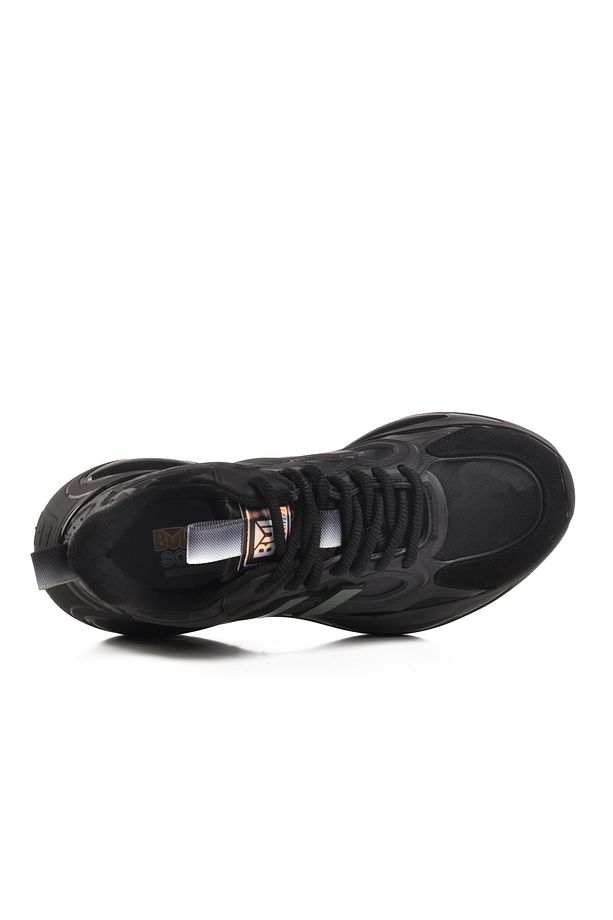 Siyah Dar Kalıp Memory Foam Air Taban Erkek Spor Ayakkabı 250422 M - 4