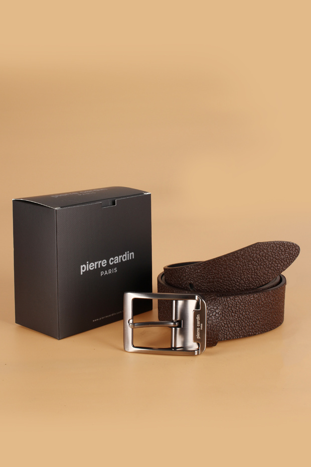 3100 Genuine Leather Men's Belt (110 cm 115 cm 120 cm 125 cm 130 cm) Brown