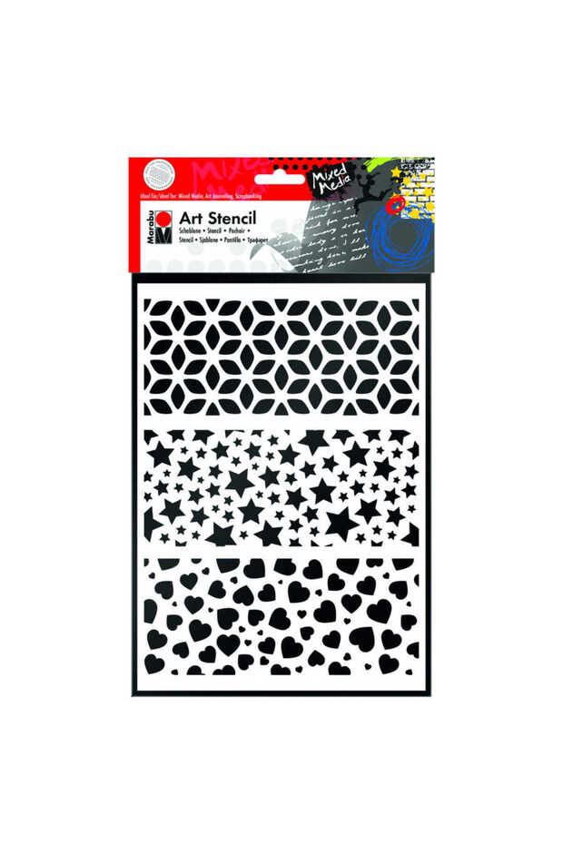 Art Stencil A4 Moder Combinatio - 1