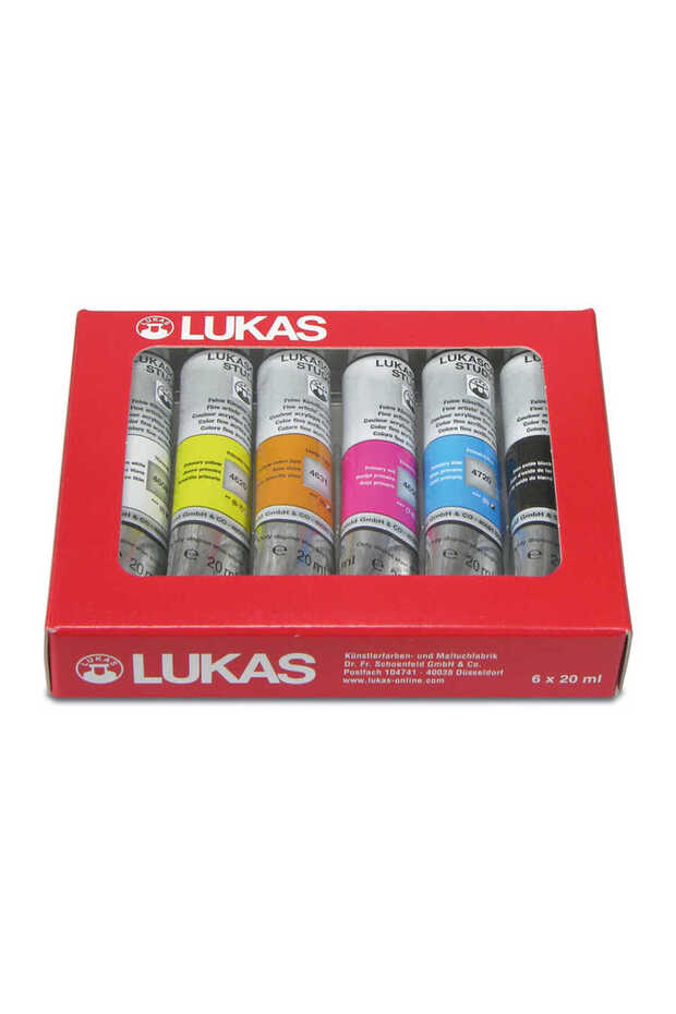 Studio Akrilik Boya Set 6x20ml - 1